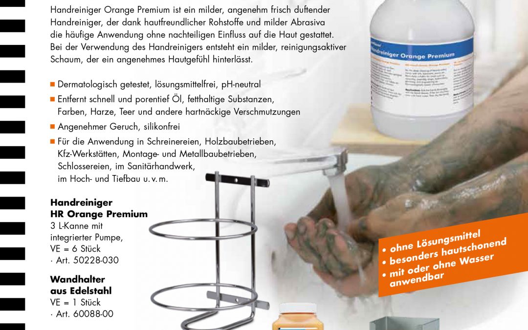 Handreiniger Orange – starker Handreiniger mit Duft