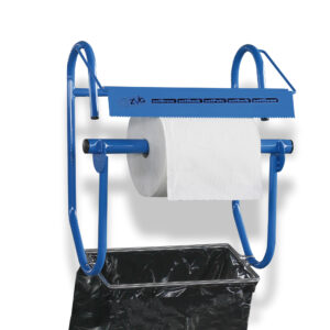 zetMatic® - Wandhalter bis 42 cm Rollenbreite, mit Abfallsackhalterung