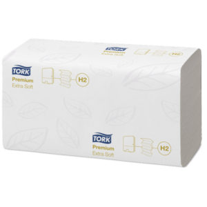 TORK 100297 Premium - extra weiche Falthandtücher , hochweiß, 2-lagig