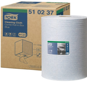 Tork 510237 - Premium Reinigungstücher, Kombirolle im Karton