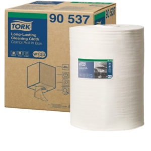 Tork 90537 - Premium langlebige Reinigungstücher, Kombirolle im Karton