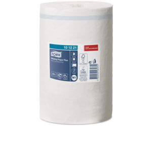 TORK 101221 - starke Mehrzweck Papierwischtücher, Mini Innenabrollung, 2-lagig, 214 Abrisse