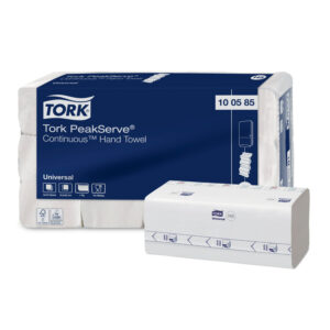 TORK 100585 - PeakServe endlos Handtücher Universal, weiß, 1-lagig